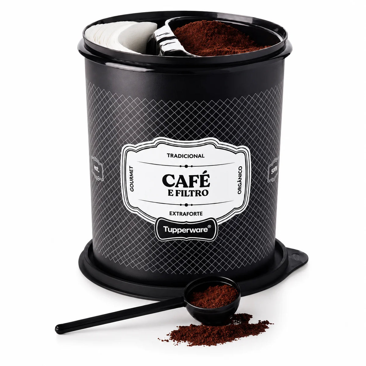 TUPPER CAIXA CAFÉ E FILTRO ESSENCES