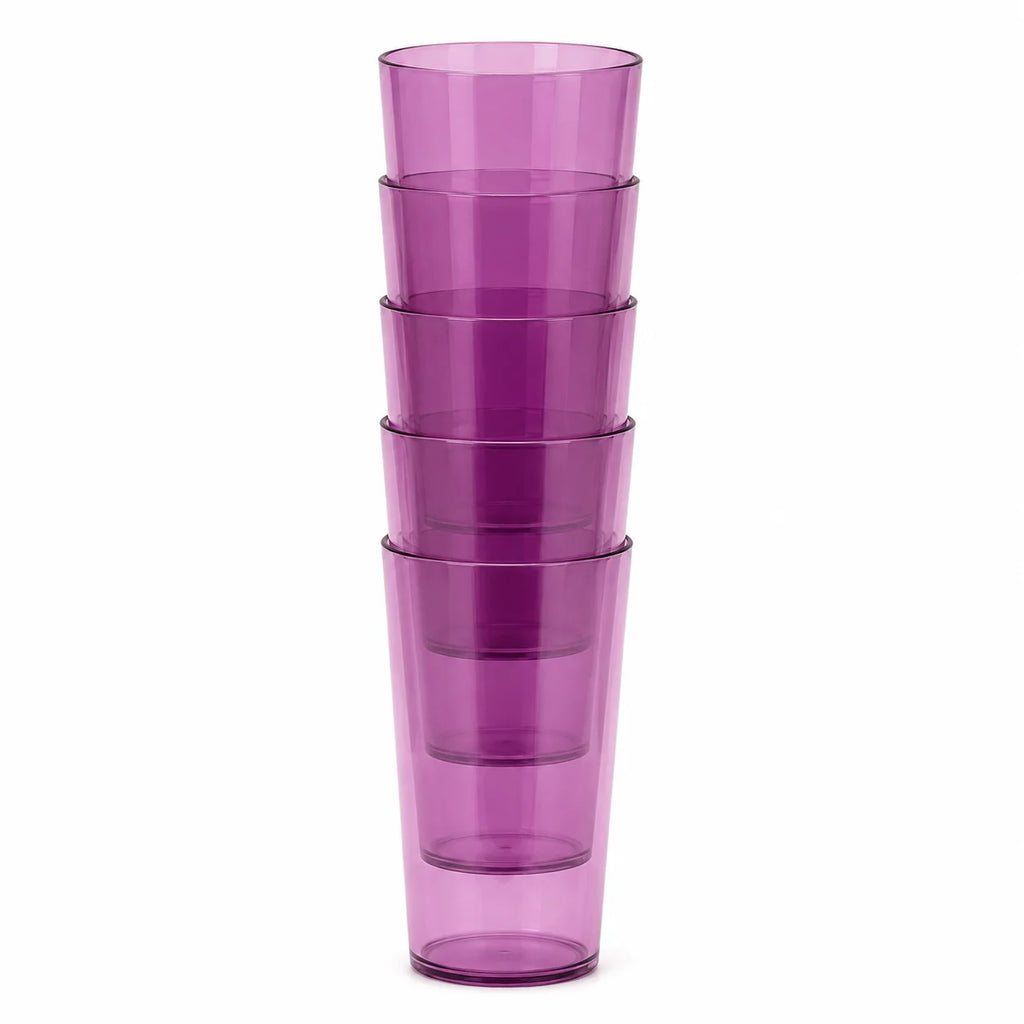 JOGO DE 4 COPOS CLEAR 400ML LAVANDA