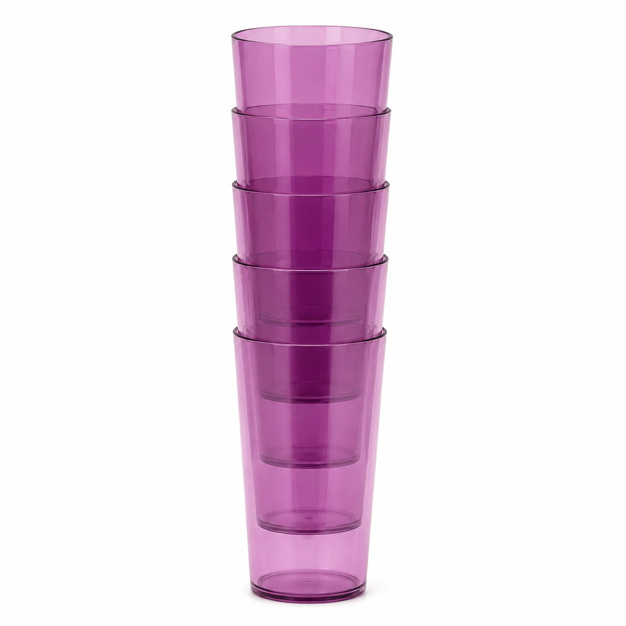 JOGO DE 4 COPOS CLEAR 400ML LAVANDA