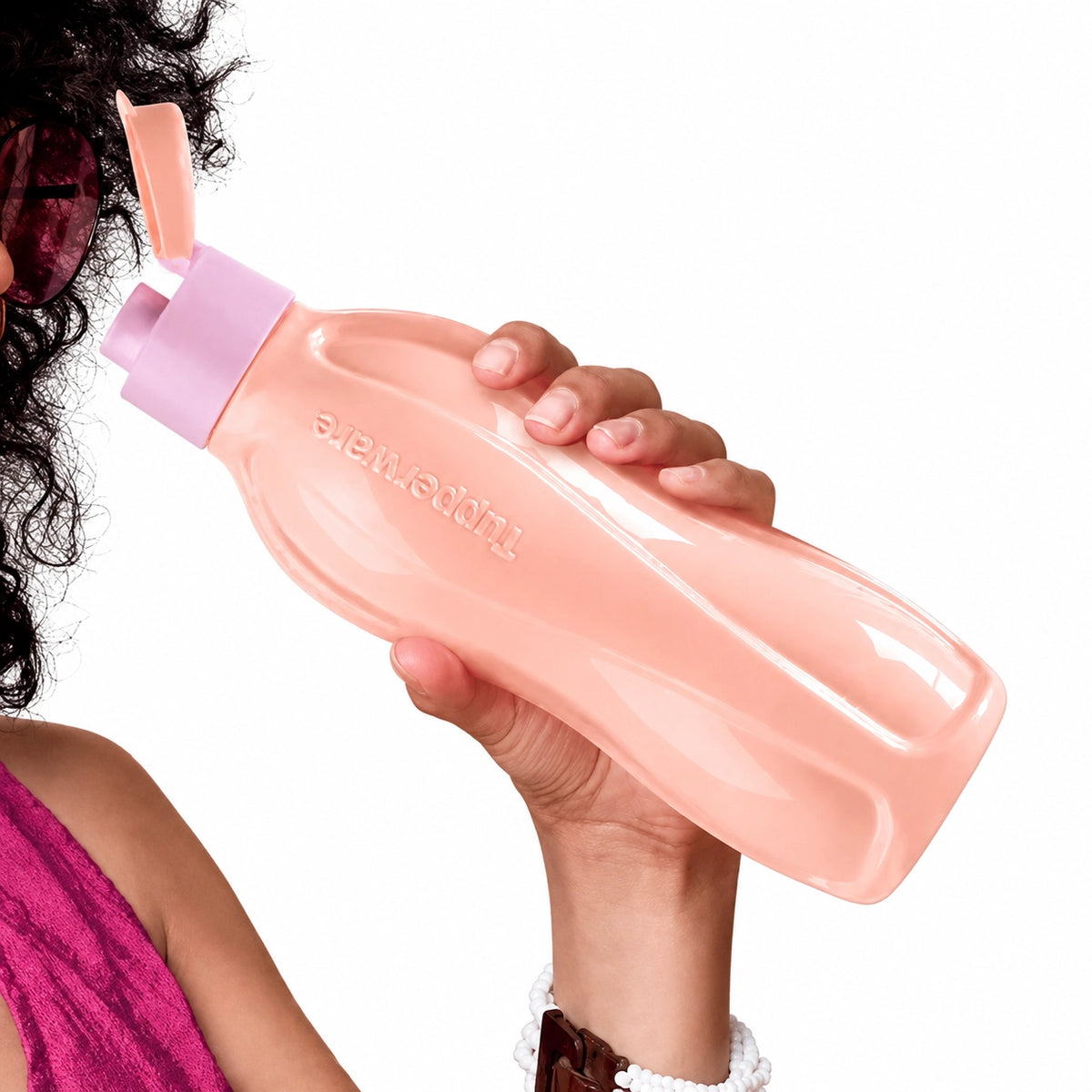 ECO TUPPER PLUS ROSA CHÁ 750ML
