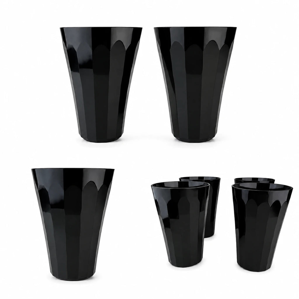JOGO DE 4 COPOS PRISMA 475ML ONIX