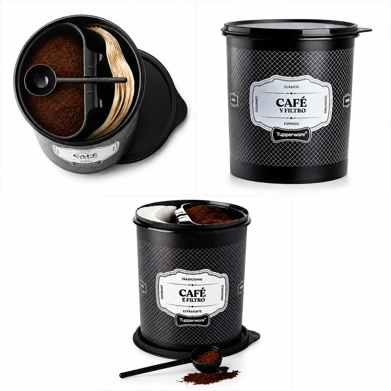 TUPPER CAIXA CAFÉ E FILTRO ESSENCES