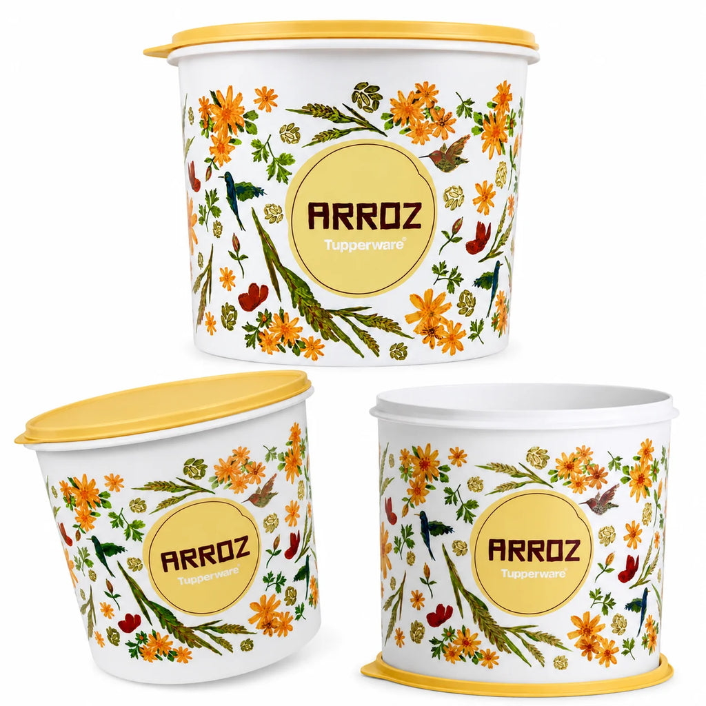 TUPPER CX 5KG P ARROZ FLORAL