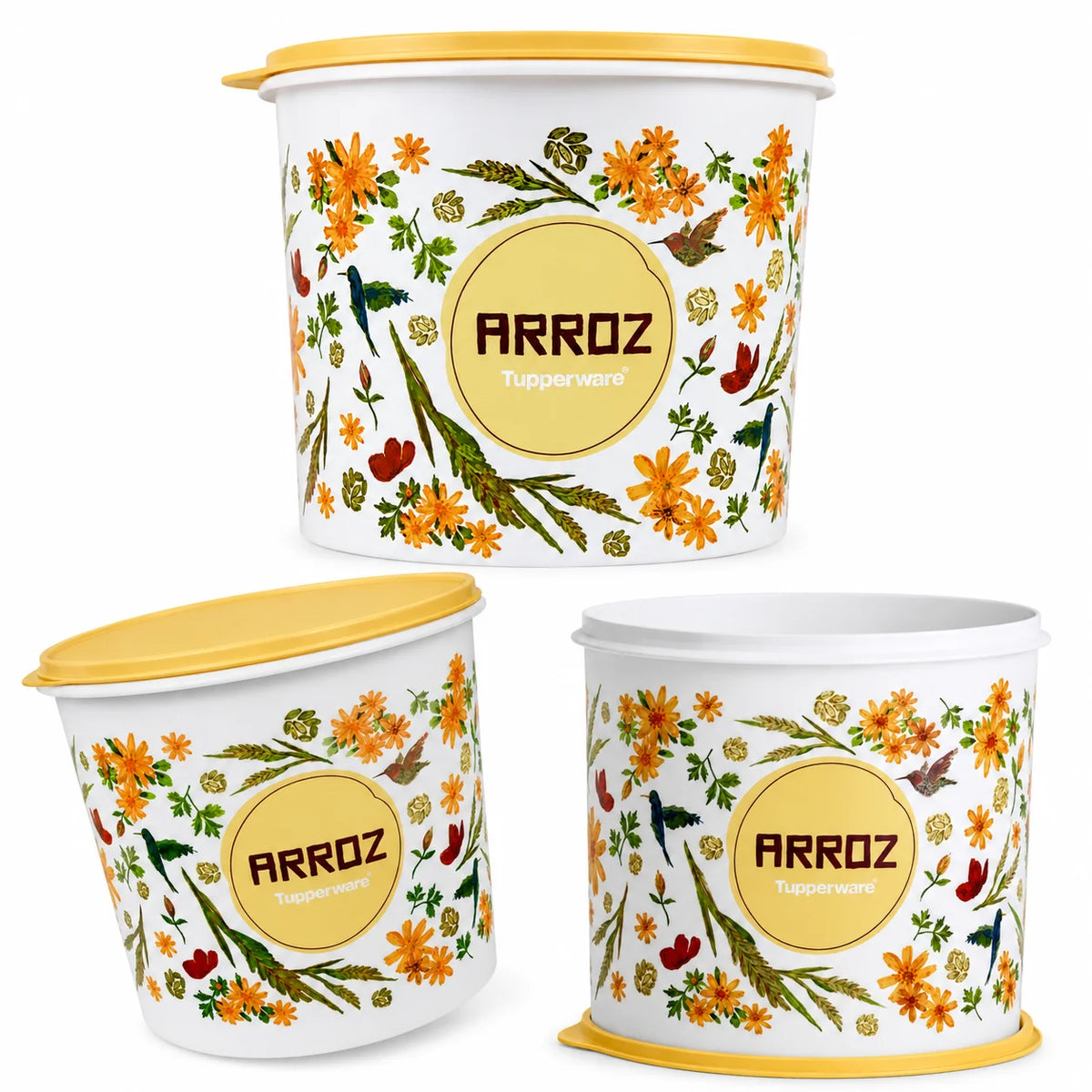 TUPPER CX 5KG P ARROZ FLORAL