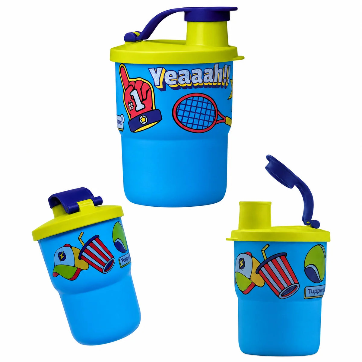 COPO COLORS COM BICO HORA DO JOGO 225ML