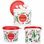 TUPPER REDONDINHA AÇUCAR FLORAL 400G