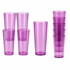 JOGO DE 4 COPOS CLEAR 400ML LAVANDA