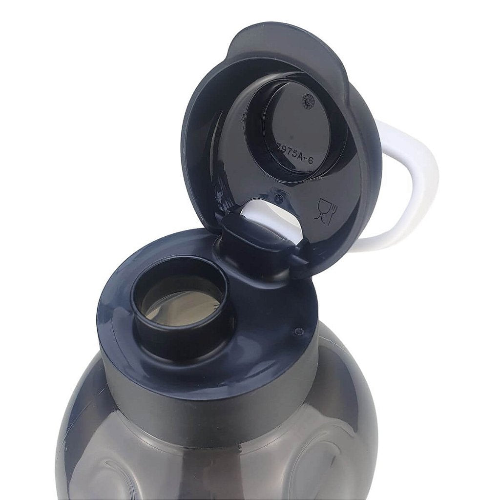 ECO TUPPER REDONDA PLUS 2L JET BLACK II