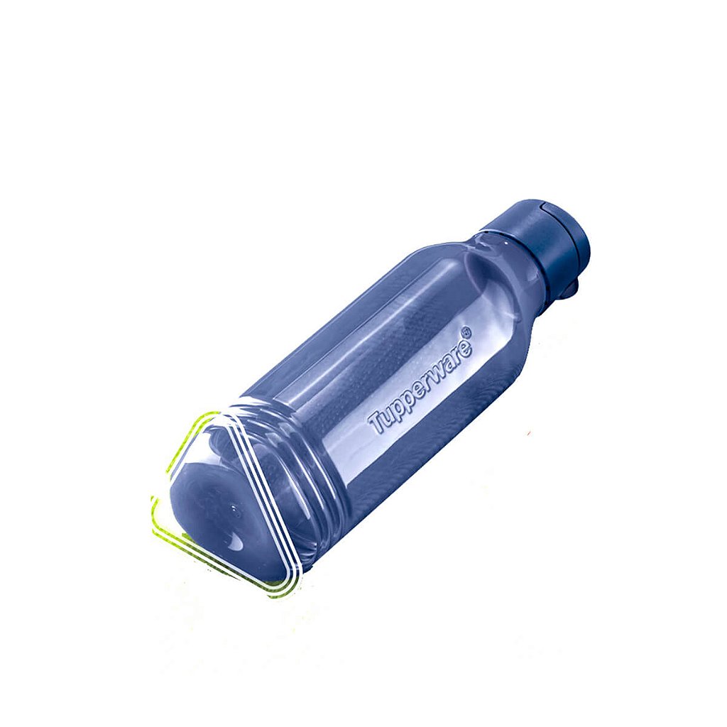 ECO TUPPER TRIANGULAR P 750ML AZUL PETRÓLEO
