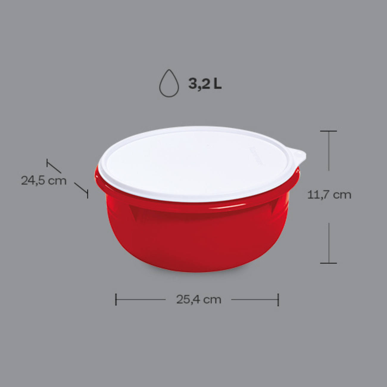 TIGELA BATEDEIRA 3,2L CHILI