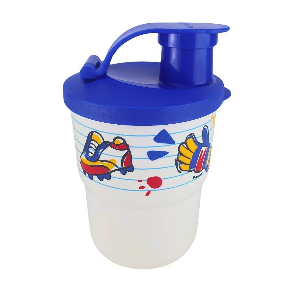 COPO COLORS COM BICO HORA DO JOGO 225ML