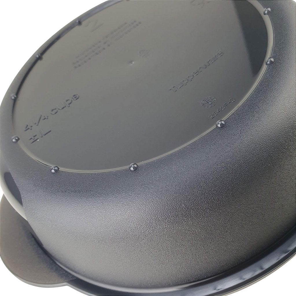 Tupperware Cristalwave Geração II 1 litro Preto
